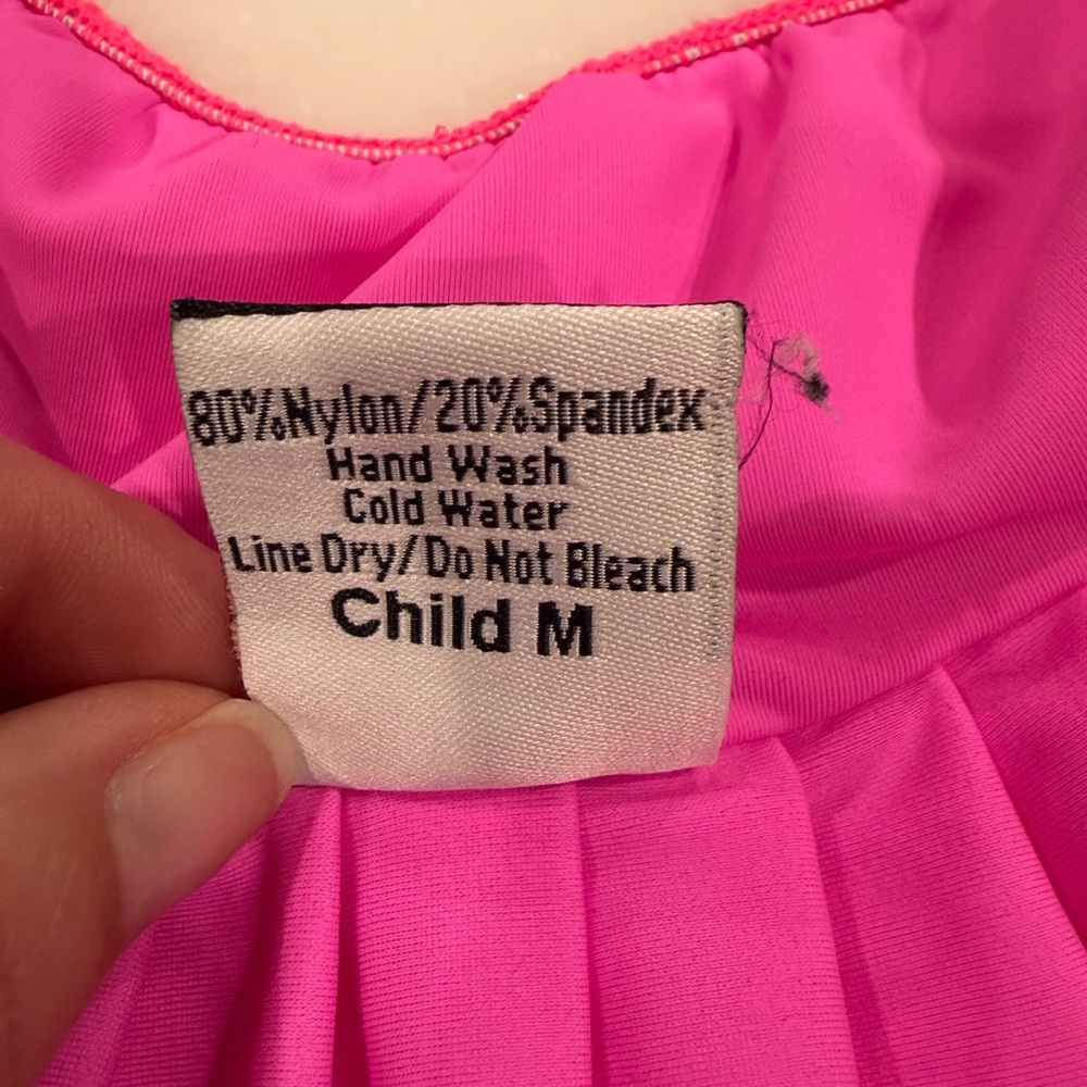 LA Dance Designs Hot Pink Dance Skirt Child Medium Ballet Jazz Skating - Picture 4 of 5